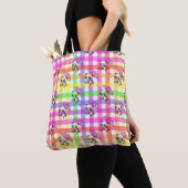 Rainbow Gingham Design Tasche (Von Nahem)