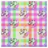 Rainbow Gingham Stoff (Muster)