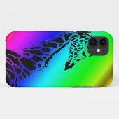 Rainbow Giraffe Case-Mate iPhone Hülle (Rückseite (Horizontal))