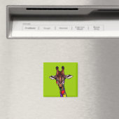 Rainbow Giraffe Magnet (In Situ (Geschirrspüler))