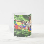 Rainbow Giraffe Mattglastasse (Vorderseite Links)
