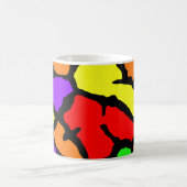 Rainbow Giraffe Print Kaffeetasse (Mittel)
