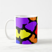 Rainbow Giraffe Print Kaffeetasse (Links)