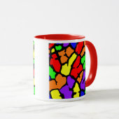 Rainbow Giraffe Print Tasse (VorderseiteRechts)