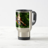 Rainbow Giraffe Reisebecher (VorderseiteRechts)