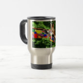 Rainbow Giraffe Reisebecher (Vorderseite Links)