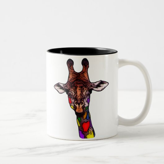 Rainbow Giraffe Tasse (Rechts)