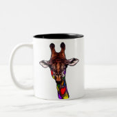 Rainbow Giraffe Tasse (Links)