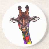 Rainbow Giraffe Untersetzer (Vorne)