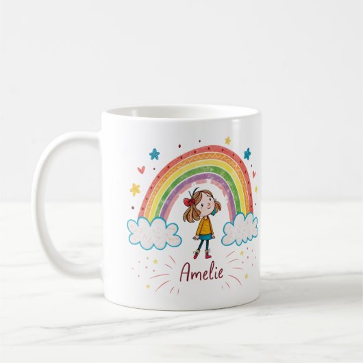 Rainbow Girl Amelie 2 Kaffeetasse (Links)