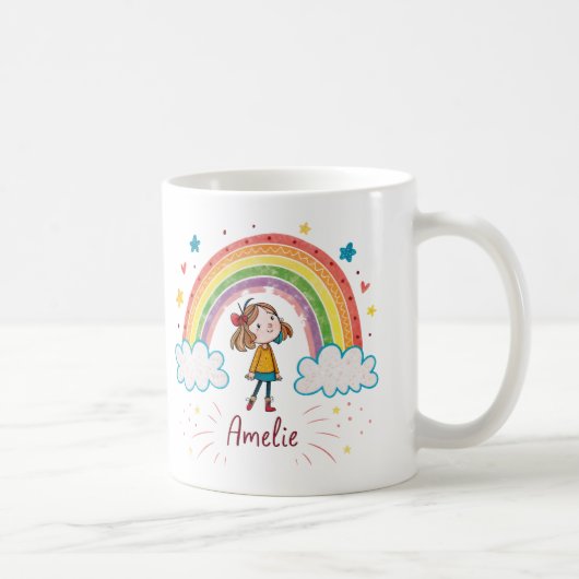 Rainbow Girl Amelie 2 Kaffeetasse (Rechts)