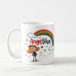 Rainbow Girl Angelika 2 Kaffeetasse