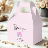 Rainbow Girl Baby Shower Geschenkschachtel