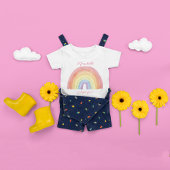 Rainbow Girl Baby Strampler