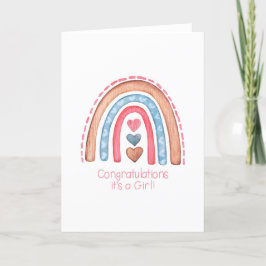 Rainbow Girl Card Karte