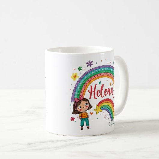 Rainbow Girl Helena 1 Kaffeetasse (VorderseiteRechts)