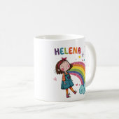 Rainbow Girl Helena 2 Kaffeetasse (VorderseiteRechts)