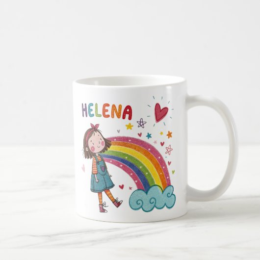 Rainbow Girl Helena 2 Kaffeetasse (Rechts)