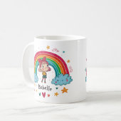 Rainbow Girl Isabelle 2 Kaffeetasse (Vorderseite Links)