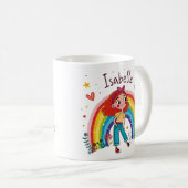 Rainbow Girl Isabelle Kaffeetasse (VorderseiteRechts)