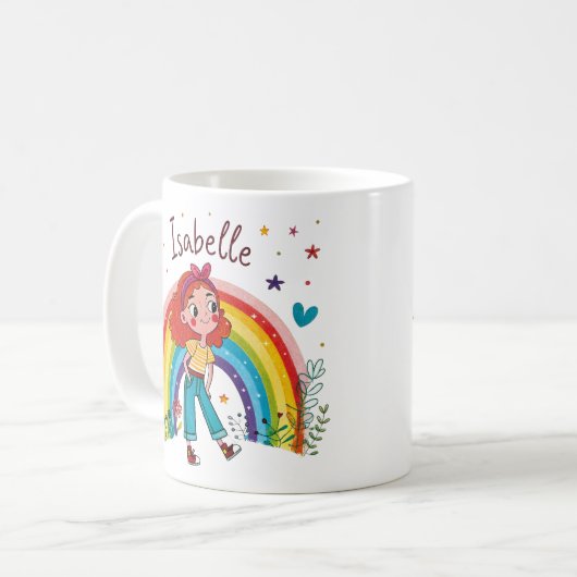 Rainbow Girl Isabelle Kaffeetasse (Vorderseite Links)