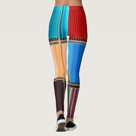 Rainbow Girl Leggings für Frauen (Rückseite)