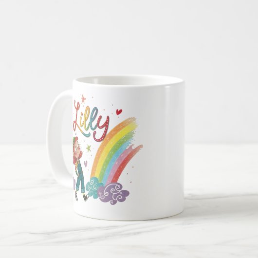 Rainbow Girl Lilly 1 Kaffeetasse (Vorderseite Links)