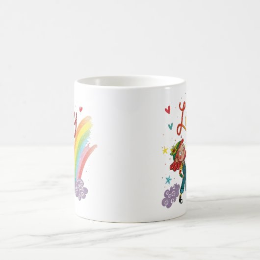 Rainbow Girl Lilly 1 Kaffeetasse (Mittel)