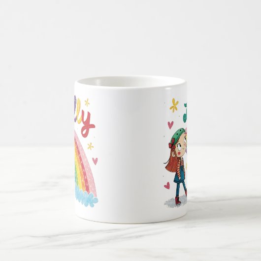 Rainbow Girl Lilly 2 Kaffeetasse (Mittel)