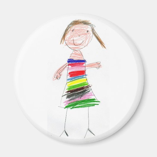Rainbow Girl Magnet (Vorne)