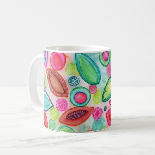 Rainbow Girl Mug Kaffeetasse (Vorderseite Links)