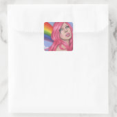 Rainbow Girl Stickers (Tasche)