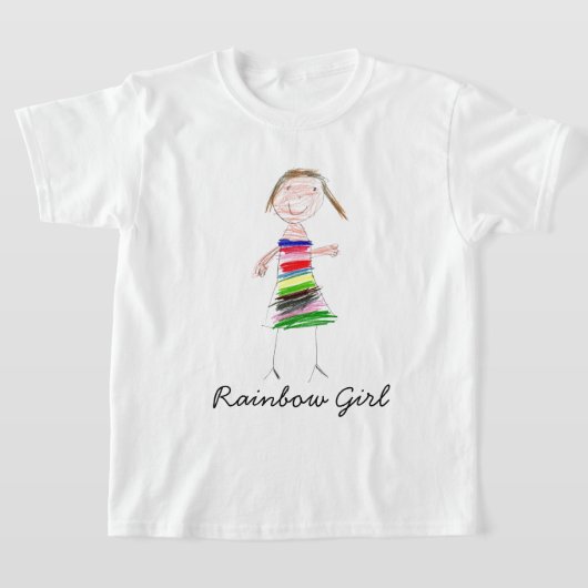 Rainbow Girl T - Shirt (Ablage )