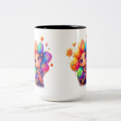 "Rainbow Girl Tasse - Niedlich Fantasy Character w (Mittel)