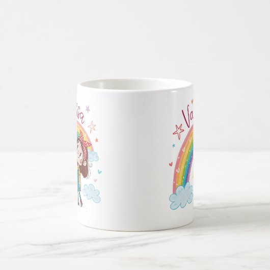 Rainbow Girl Vanessa 1 Kaffeetasse (Mittel)