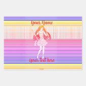 Rainbow girlfriend geschenkpapier set (Vorderseite)