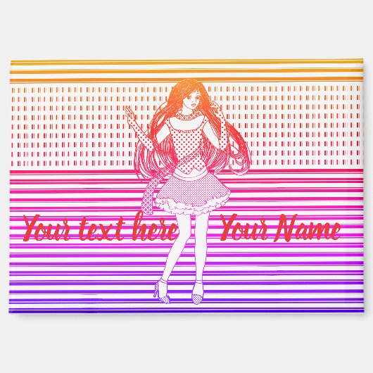 Rainbow girlfriend magnet (Vorderseite)