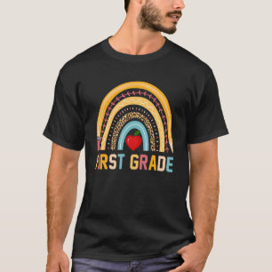 Rainbow Girls Boys Teacher Team 1st Gr T-Shirt