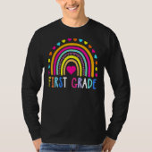Rainbow Girls Boys Teacher Team 1st Gr T-Shirt (Vorderseite)