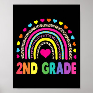 Rainbow Girls Boys Teacher Team 2. Klasse Poster