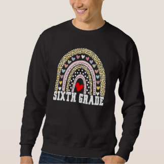 Rainbow Girls Boys Teacher Team 6th Gr Sweatshirt