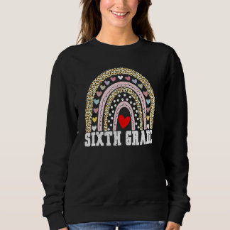 Rainbow Girls Boys Teacher Team 6th Gr Sweatshirt