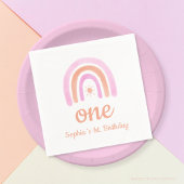 Rainbow Girls erste Geburtstagsparty Napkins Serviette