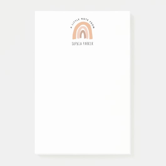 Rainbow Girls Stationery Notepad Post-it Klebezettel (Vorderseite)