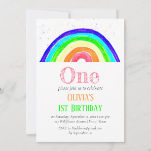 Rainbow Giro Einladung
