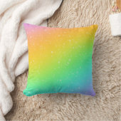 Rainbow-Glanz mit Sternen Kissen (Decke)