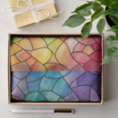 Rainbow Glass Decoupage Seidenpapier (Geschenk)