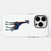 Rainbow Glass Giraffe Art Case-Mate iPhone Hülle (Rückseite (Horizontal))