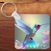 Rainbow Glass Hummingbird, Schlüsselanhänger (Vorderseite)