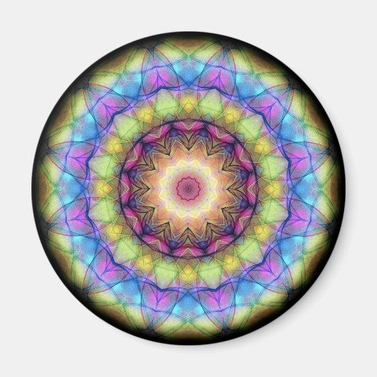 Rainbow-Glass Magnet (Vorne)